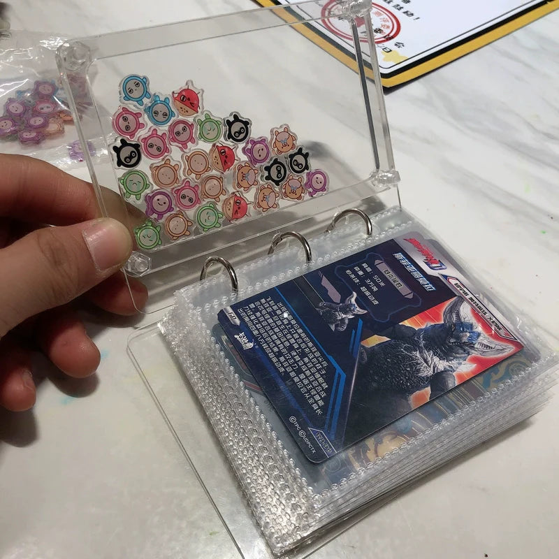 Photo Album 3" Cards Holder DIY Acrylic Charms Shaker Accessories