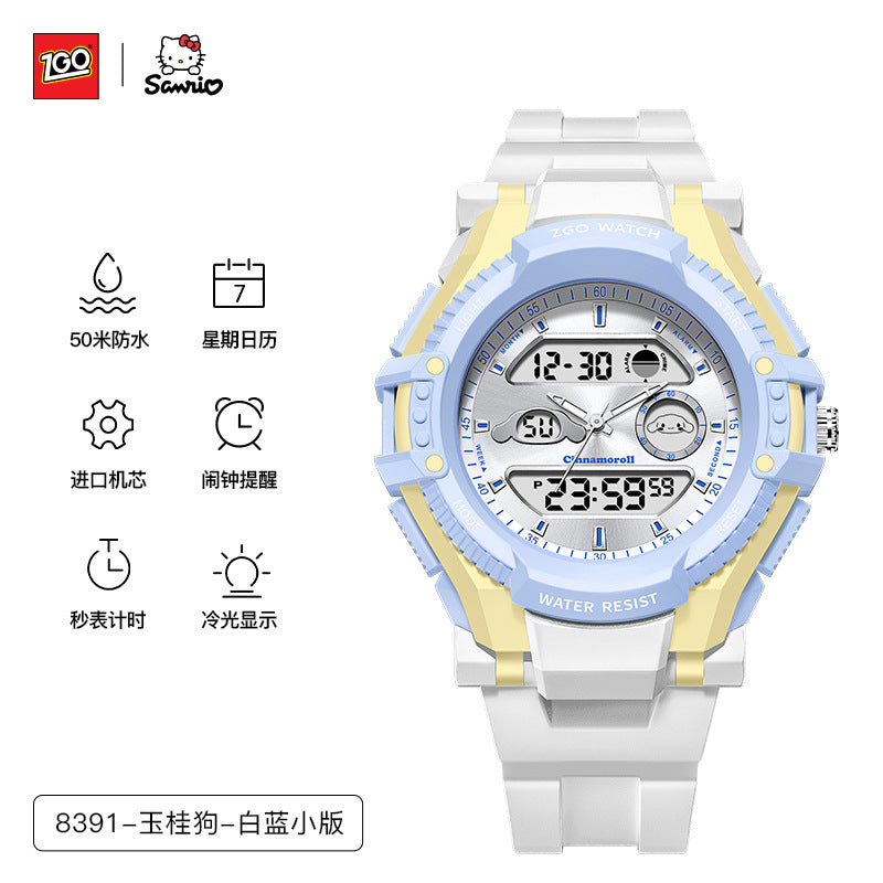 Hello Kitty Sports Watch 50M Waterproof Glow in the Dark