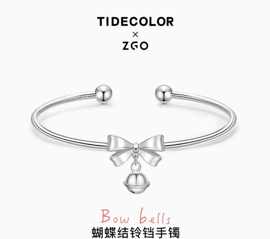 Bow Bell 925 Sterling Silver Bracelet