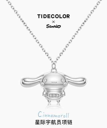 Cinnamoroll Astronaut 925 Sterling Silver Necklace