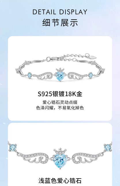 Angel Wings 925 Sterling Silver Bracelet