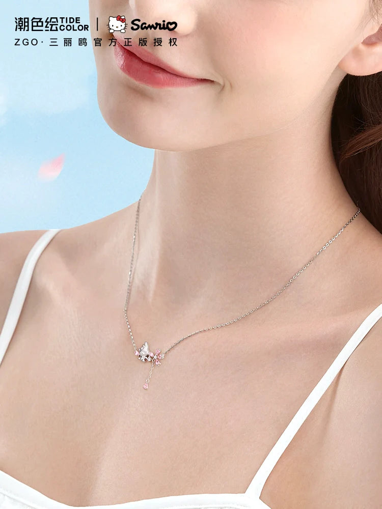 My Melody Sakura 925 Sterling Silver Necklace