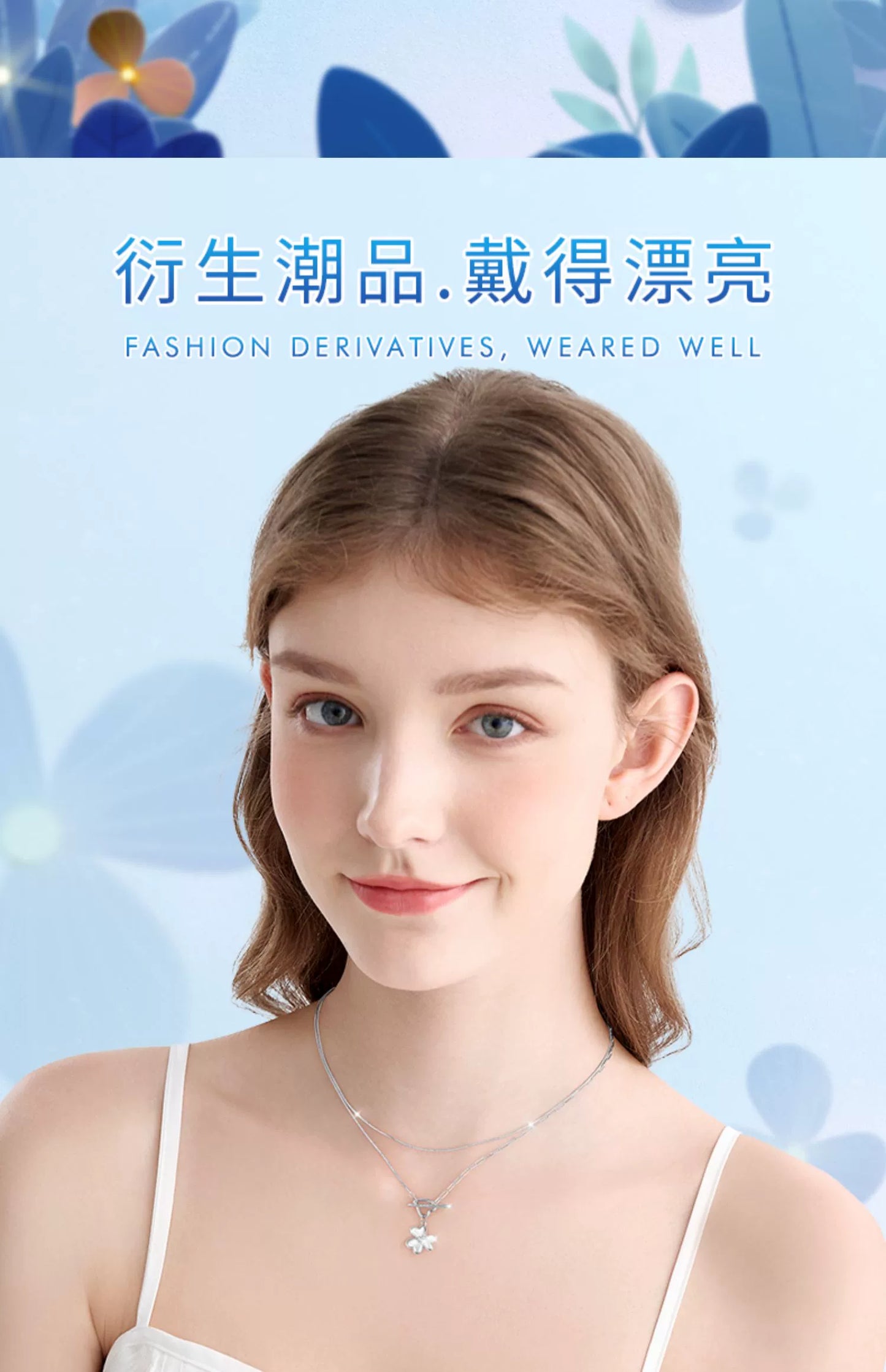 Lucky Clover 925 Sterling Silver Necklace
