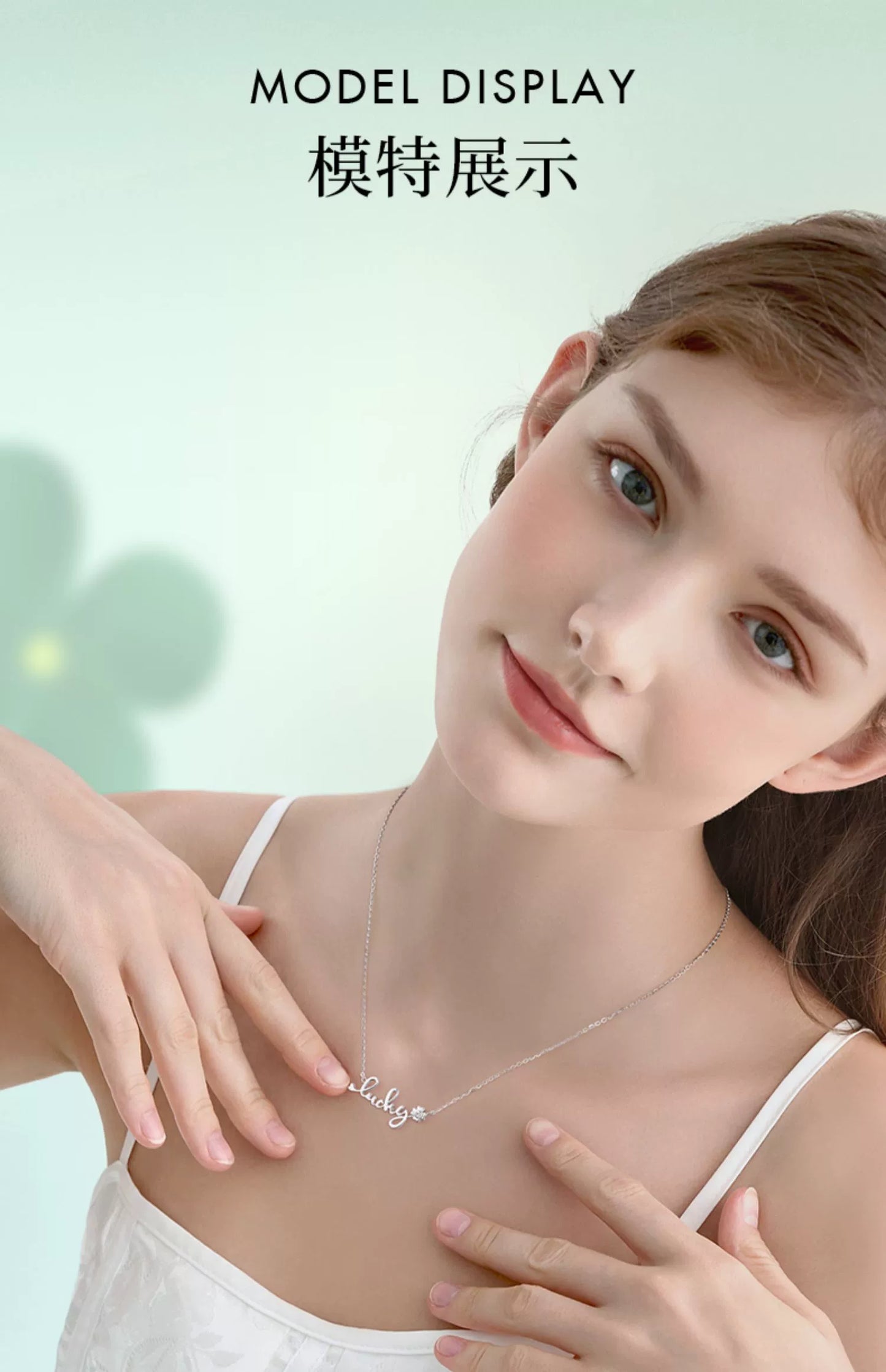Lucky 4-Leaf Clover 925 Sterling Silver Necklace