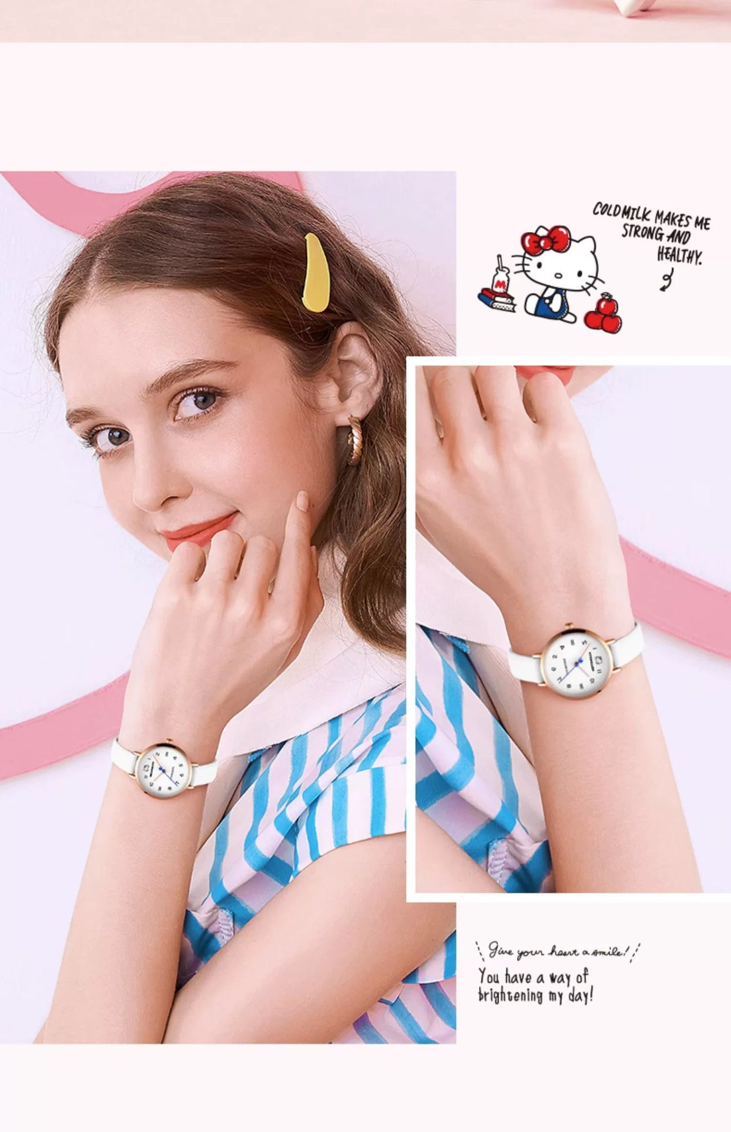 Hello Kitty Women's Quartz Watch 30M Waterproof