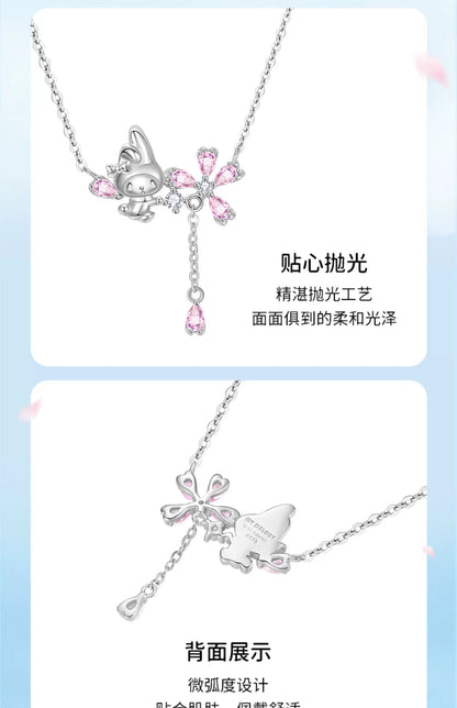 My Melody Sakura 925 Sterling Silver Necklace