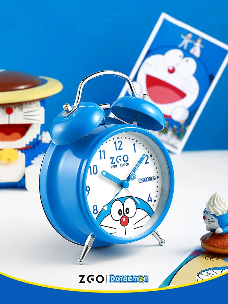 Doraemon Blue/Pink Children's Alarm Clock with Backlight