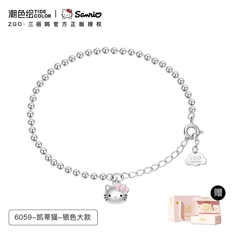 Hello Kitty Mom & Baby 925 Sterling Silver Bracelets