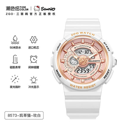 Cinnamoroll/Hello Kitty Sport Watch 50M Waterproof Glow in the Dark