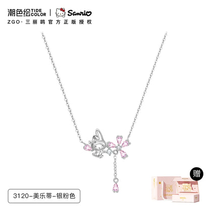 My Melody Sakura 925 Sterling Silver Necklace