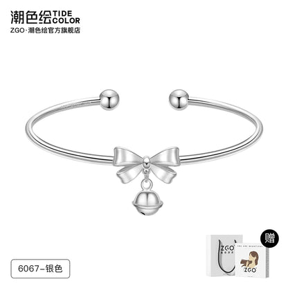 Bow Bell 925 Sterling Silver Bracelet