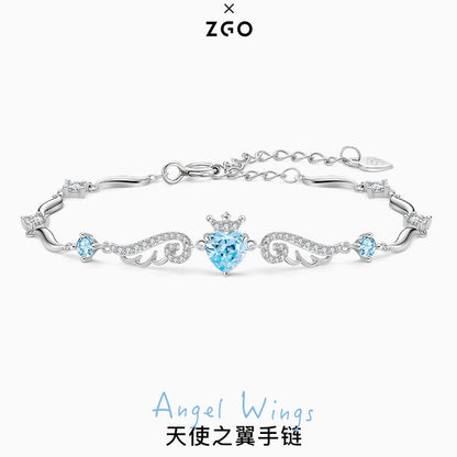 Angel Wings 925 Sterling Silver Bracelet