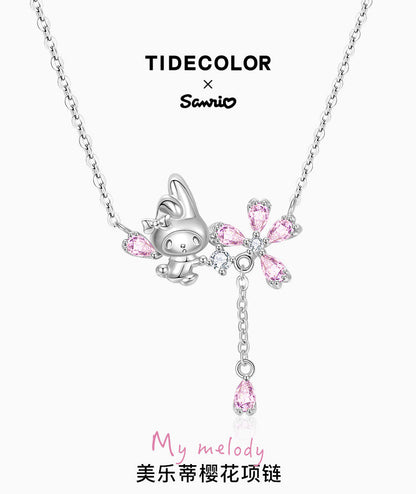 My Melody Sakura 925 Sterling Silver Necklace
